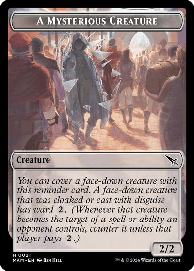 A Mysterious Creature Token #21