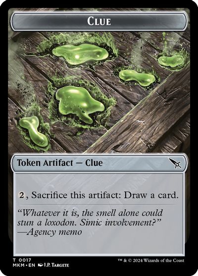 Clue 0017 A 0044 Double Sided Token #17 // 44