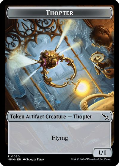 Thopter 0020 Clue 0017 Double Sided Token #20 // 17
