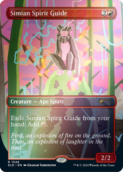 Simian Spirit Guide Rainbow Foil #1548