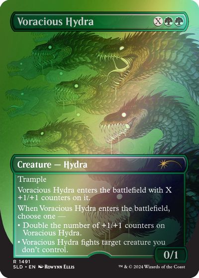 Voracious Hydra Rainbow Foil #1491