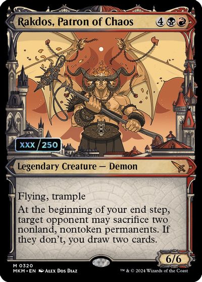 Rakdos Patron of Chaos Serial Numbered #320
