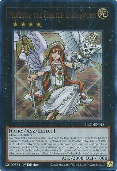 Minerva the Exalted Lightsworn #BLC1-EN013