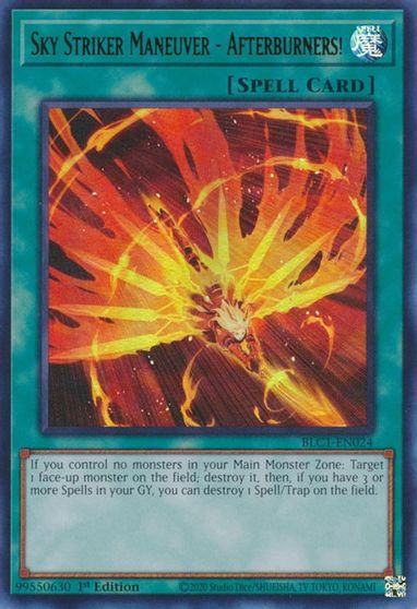 Sky Striker Maneuver Afterburners #BLC1-EN024