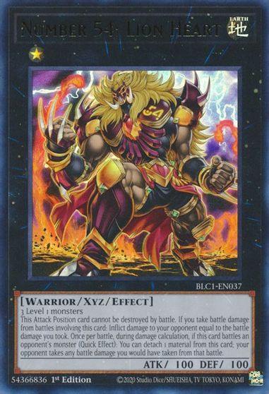 Number 54 Lion Heart #BLC1-EN037