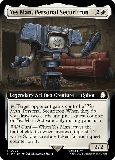 Yes Man Personal Securitron Extended Art #373