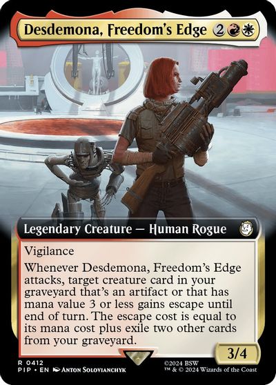 Desdemona Freedoms Edge Extended Art #412