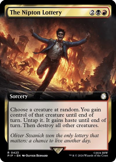 The Nipton Lottery Extended Art #423