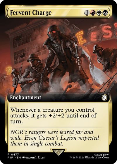 Fervent Charge Extended Art #477