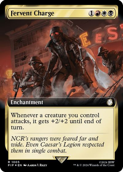 Fervent Charge Extended Art Surge Foil #1005