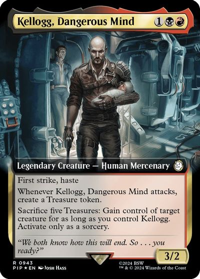 Kellogg Dangerous Mind Extended Art Surge Foil #943