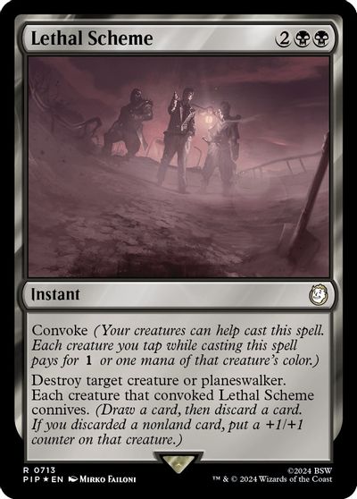 Lethal Scheme Surge Foil #713