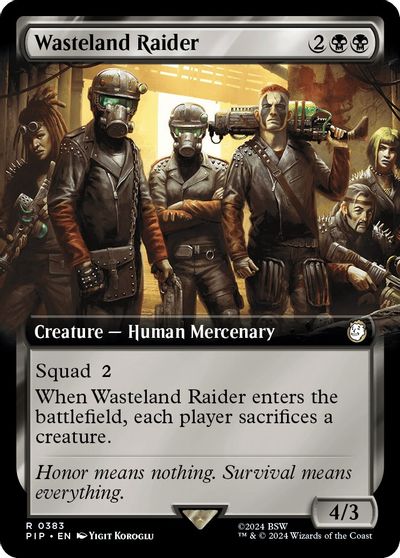 Wasteland Raider Extended Art #383