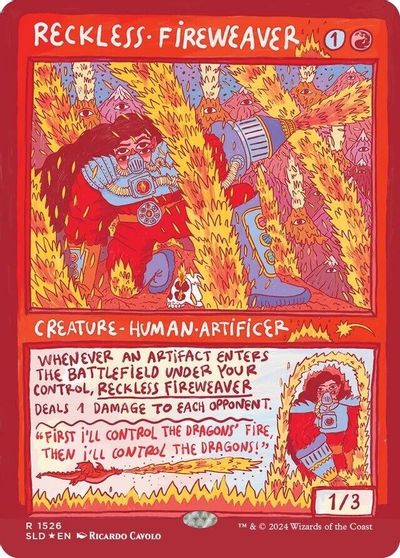 Reckless Fireweaver Rainbow Foil #1526