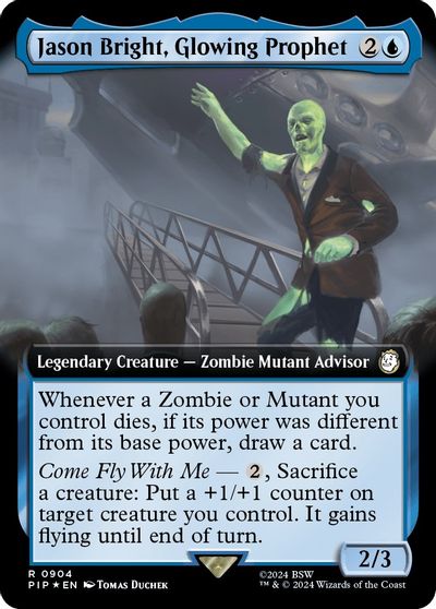 Jason Bright Glowing Prophet Extended Art Surge Foil #904