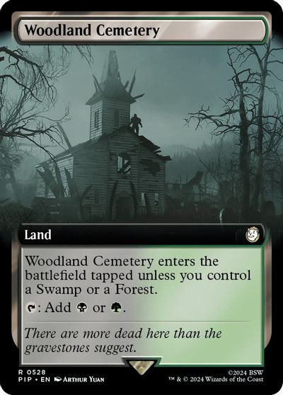 Woodland Cemetery Extended Art #528
