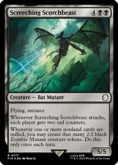 Screeching Scorchbeast Surge Foil #577