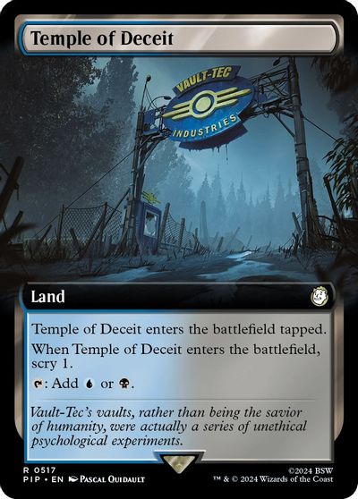 Temple of Deceit Extended Art #517