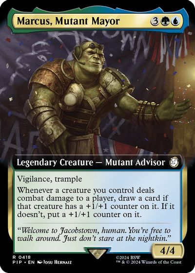 Marcus Mutant Mayor Extended Art #418