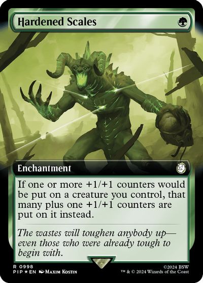 Hardened Scales Extended Art Surge Foil #998