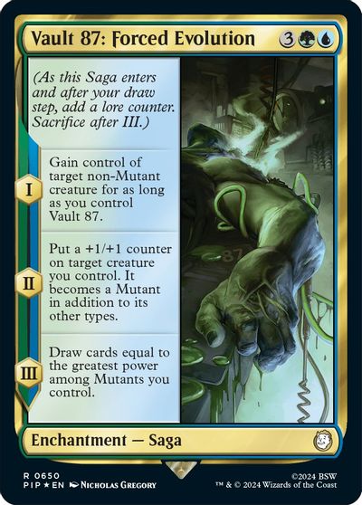 Vault 87 Forced Evolution Surge Foil #650