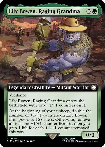 Lily Bowen Raging Grandma Extended Art #399