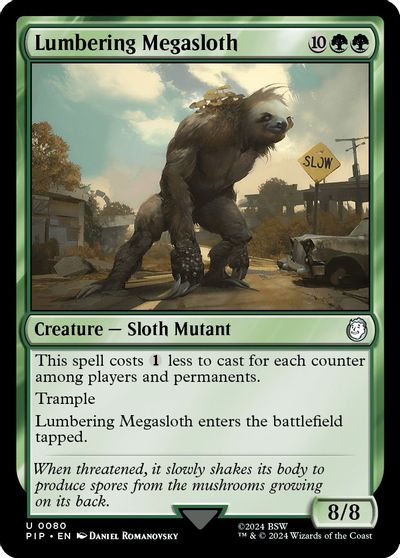 Lumbering Megasloth #80