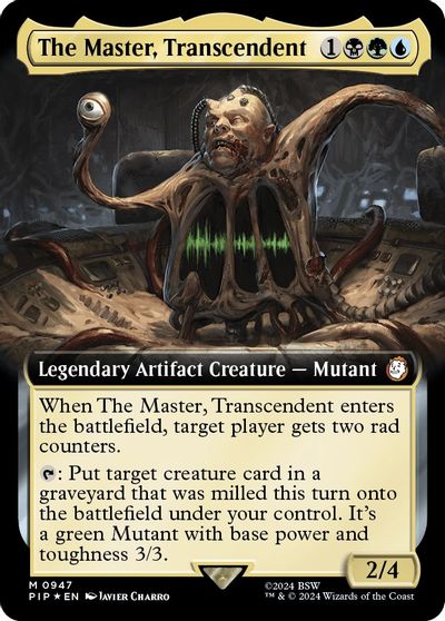 The Master Transcendent Extended Art Surge Foil #947