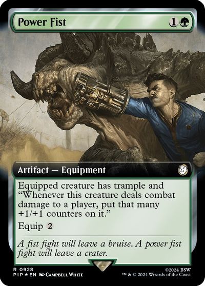 Power Fist Extended Art Surge Foil #928