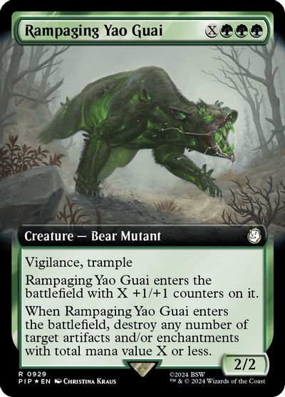 Rampaging Yao Guai Extended Art Surge Foil #929