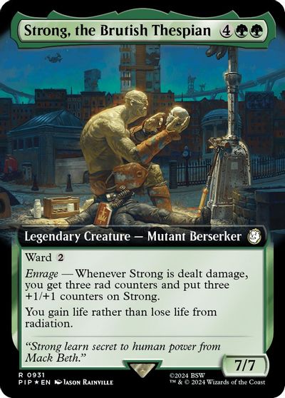 Strong the Brutish Thespian Extended Art Surge Foil #931