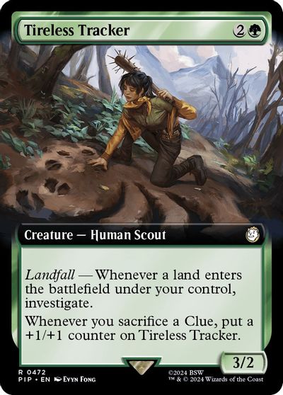 Tireless Tracker Extended Art #472