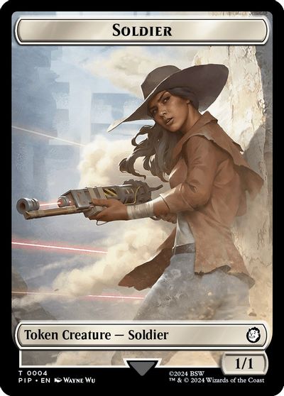 Soldier 0004 Human Soldier Double Sided Token #4 // 3