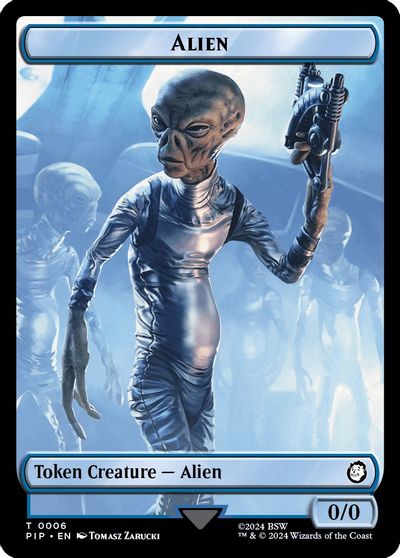 Alien Clue Double Sided Token #6 // 11