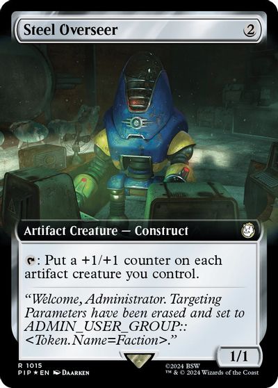 Steel Overseer Extended Art Surge Foil #1015