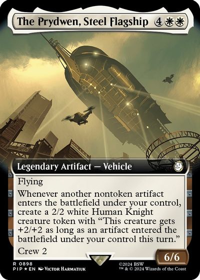 The Prydwen Steel Flagship Extended Art Surge Foil #898