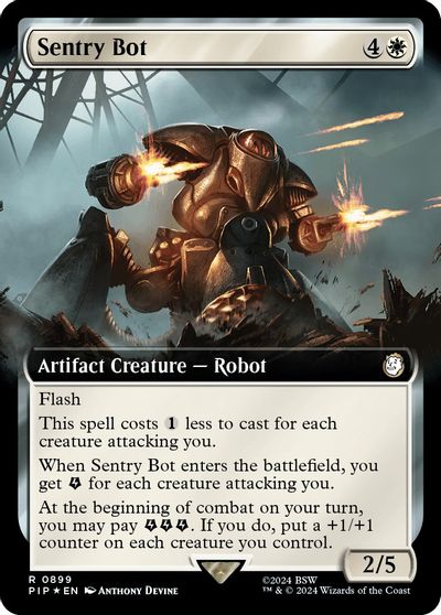 Sentry Bot Extended Art Surge Foil #899