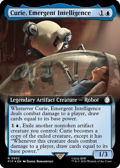Curie Emergent Intelligence Extended Art Surge Foil #902