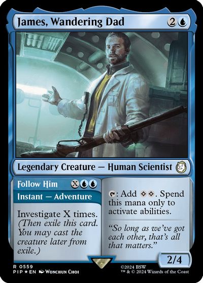 James Wandering Dad Surge Foil #559