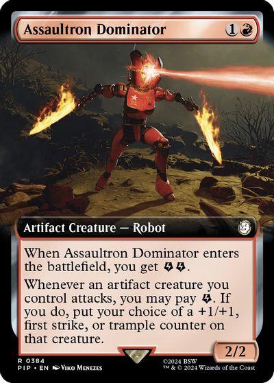 Assaultron Dominator Extended Art #384