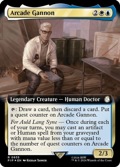 Arcade Gannon Extended Art Surge Foil #935