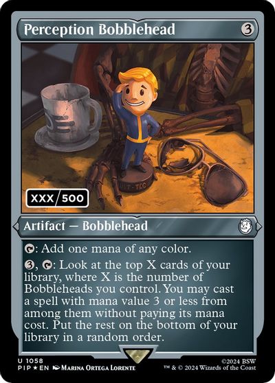 Perception Bobblehead Serial Numbered #1058
