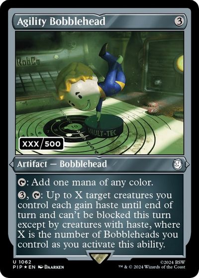 Agility Bobblehead Serial Numbered #1062