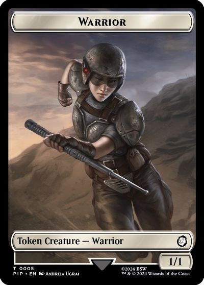 Warrior Food 0012 Double Sided Token #5 // 12