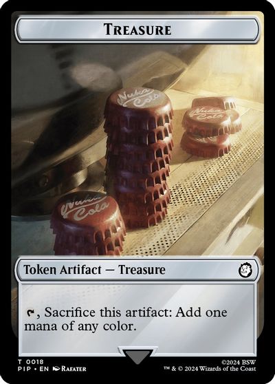 Treasure 0018 Energy Reserve Double Sided Token #18 // 21
