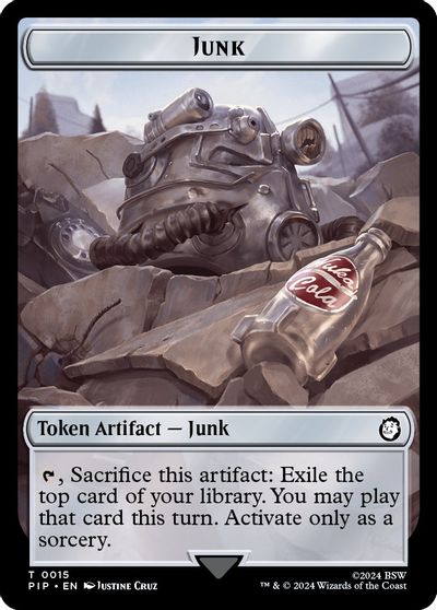 Junk Settlement Double Sided Token #15 // 8