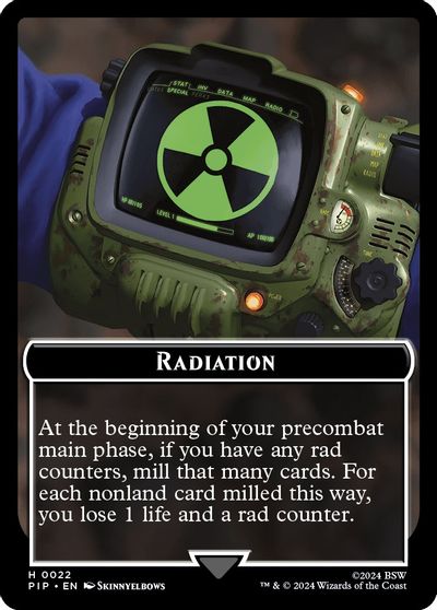 Radiation Robot Double Sided Token #22 // 16