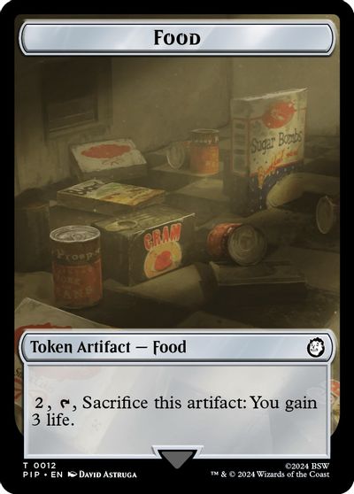 Food 0012 Copy Double Sided Token #12 // 1