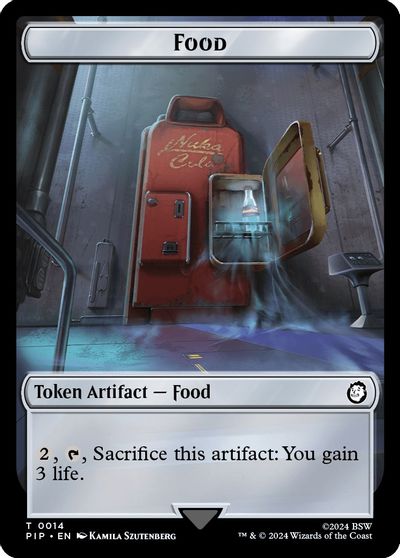 Food 0014 Clue Double Sided Token #14 // 11