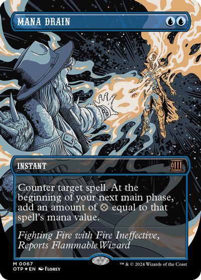 Mana Drain Textured Foil
